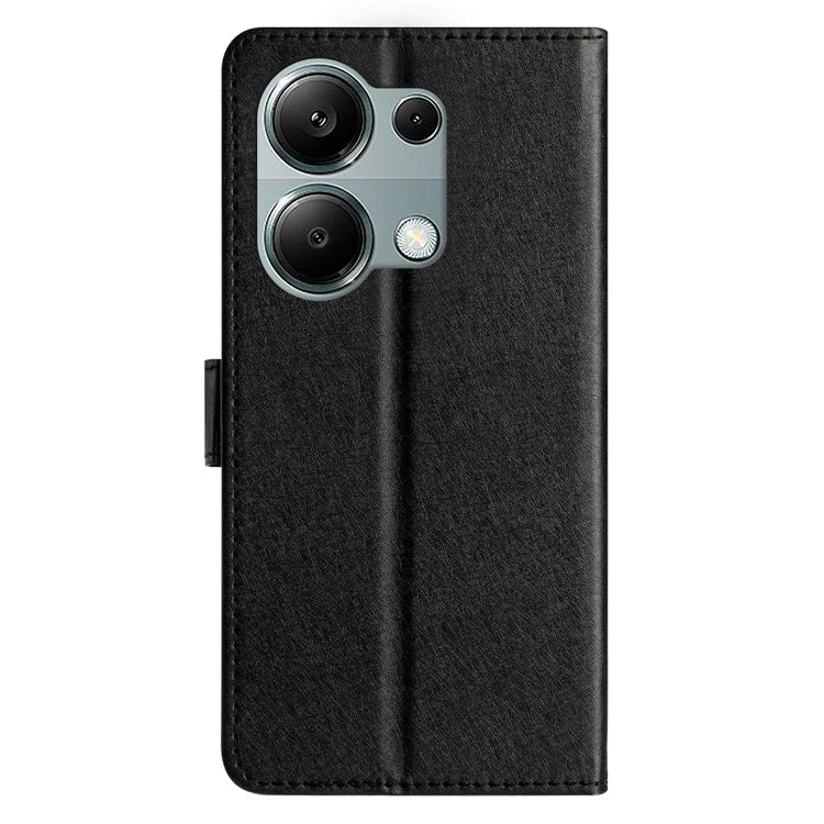 For Xiaomi Poco M6 Pro 4G / Redmi Note 13 Pro 4G Poco M6 Pro 4G Wallet Case Leather Folio Phone Cover Magnetic Clasp