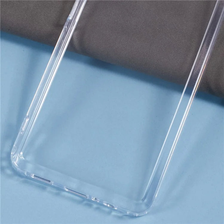 For Samsung Galaxy A06 Clear Phone Case PC+TPU Hybrid Back Cover