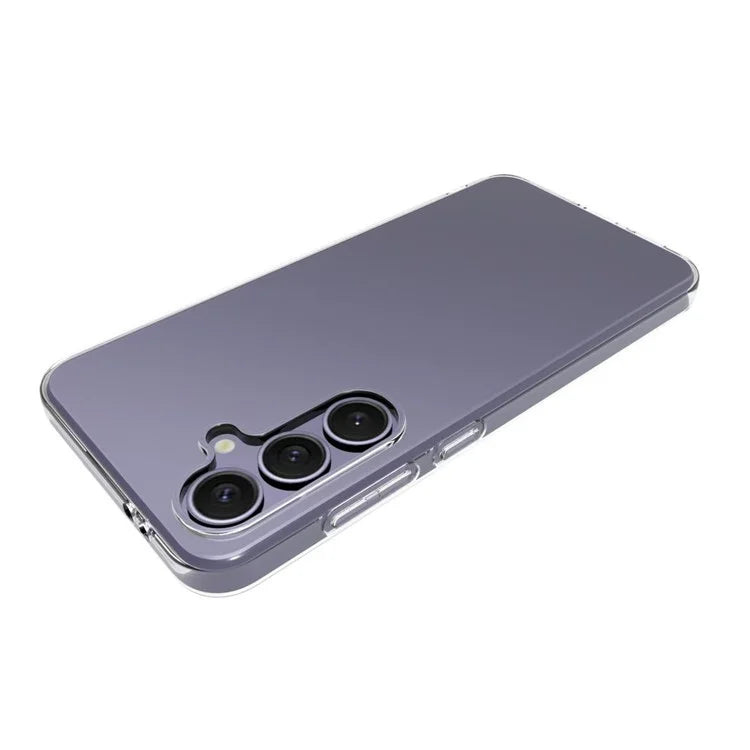 For Samsung Galaxy S24 FE Case Anti-Fingerprint Crystal Clear TPU Phone Cover
