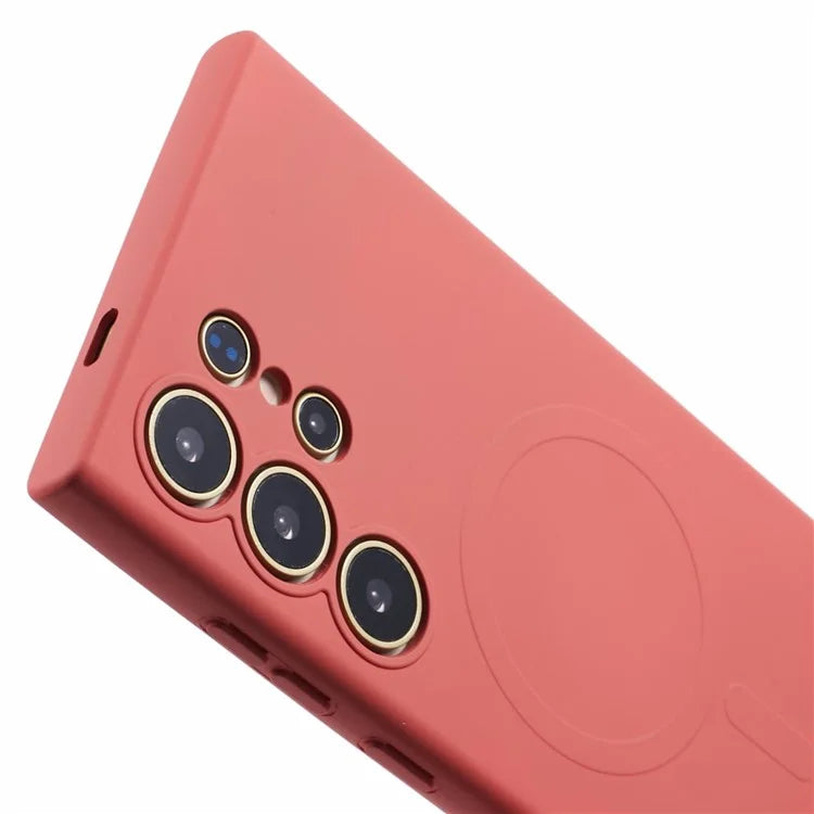 For Samsung Galaxy S23 Ultra Case Shockproof TPU Phone Cover Compatible with MagSafe