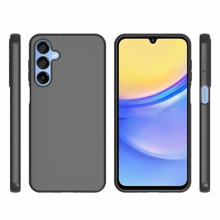 10Pcs / Pack For Samsung Galaxy A16 5G Case Anti-Fingerprint Soft TPU Protective Cover - Black