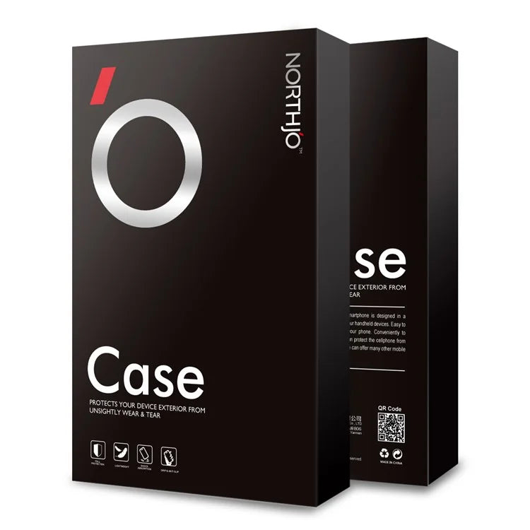 NORTHJO For Xiaomi Redmi 14C 4G Clear Case Soft TPU Phone Cover with Tempered Glass Screen Protector