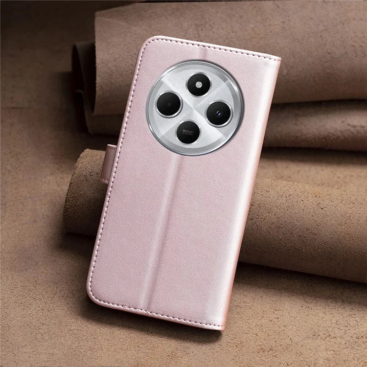 BINFEN COLOR BF17 For Xiaomi Redmi 14C 4G Case Wallet Folio Flip Leather Cover