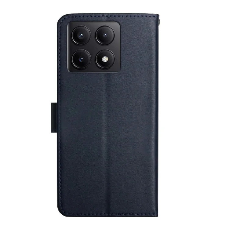 HT02 For Xiaomi 14T Pro Case Genuine Cow Leather Phone Cover Nappa Texture