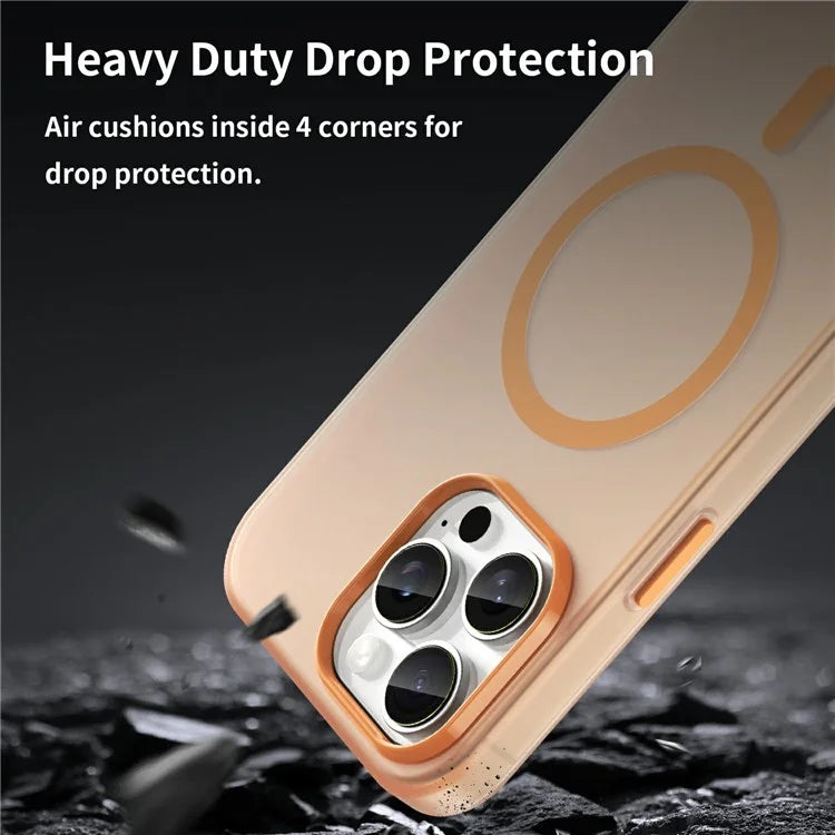 For iPhone 16 Pro Max Case Compatible with MagSafe TPU + PC Slim Matte Translucent Phone Cover