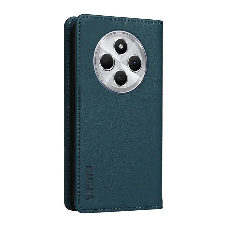 YIKATU YK-001 For Xiaomi Redmi 14C 4G Case Stand Leather Phone Cover Strong Magnetic Closure