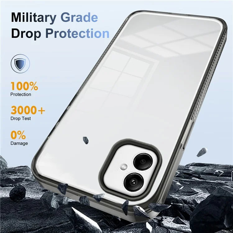 For Samsung Galaxy A05 4G Clear Phone Case TPU PC Anti-Slip Drop-Proof Back Cover