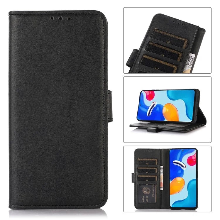 For Xiaomi Redmi 14C 4G Case Cowhide Texture Leather Wallet Phone Cover with Stand