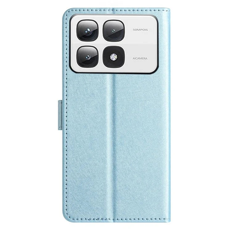 For Xiaomi 14T Pro Wallet Case Leather Folio Phone Cover Magnetic Clasp
