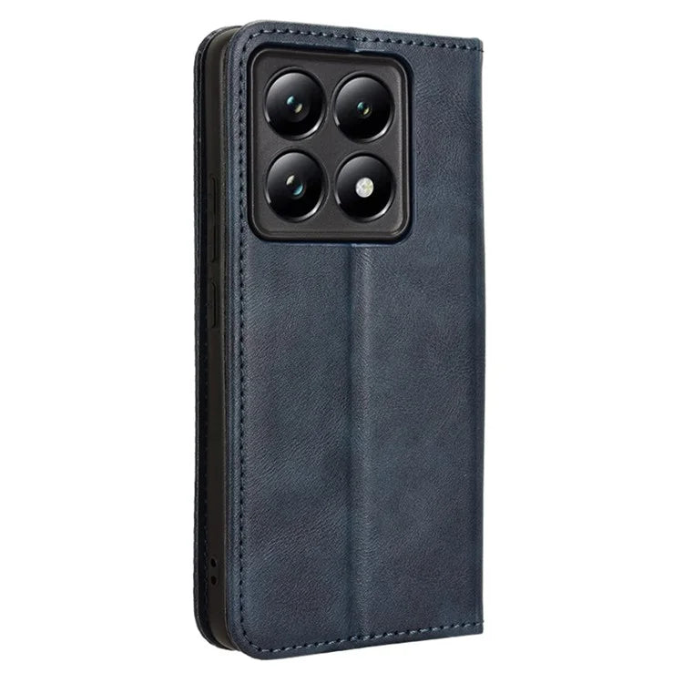 For Xiaomi 14T Pro Leather Case Wallet Stand Retro Texture Phone Cover