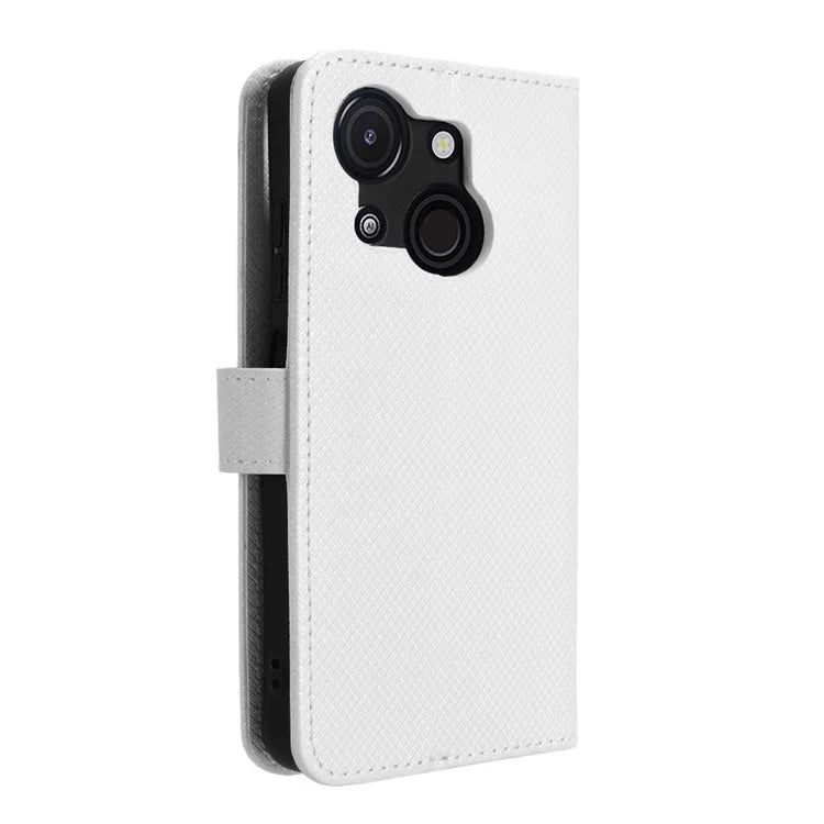 For itel A50C A669L Case PU Leather Diamond Texture Wallet Phone Cover
