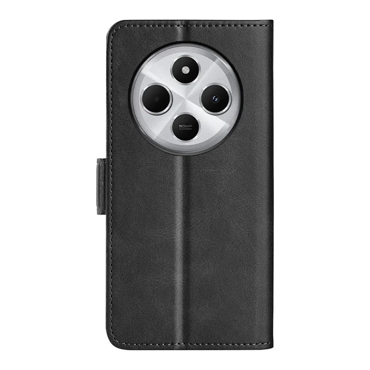 For Xiaomi Redmi 14C 4G Stand Case Calf Texture Leather Wallet Phone Cover