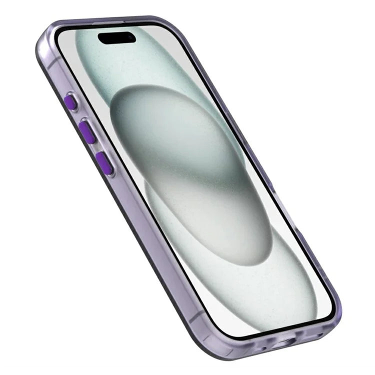 Candy Series For iPhone 16 Plus Case PC+TPU+PET Anti-Drop Phone Cover