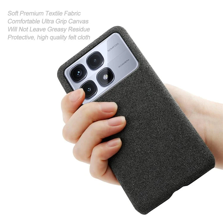 For Xiaomi Redmi K70 Ultra Case Cloth Texture Anti-Scratch Protective PC Phone Cover