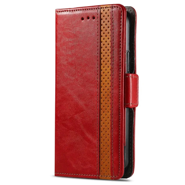 CASENEO 002 Series For OnePlus Nord CE4 Lite 5G / Oppo K12x 5G (China) Case Stand Wallet Splicing PU Leather Cover