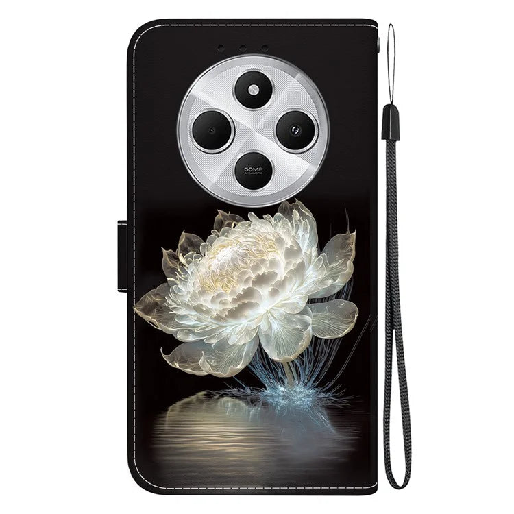 For Xiaomi Redmi 14C 4G Wallet Phone Case Anti-Drop Leather Flip Cover Pattern Printing