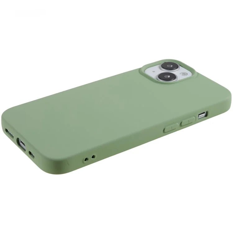 2.0mm Thickness Well-protected TPU Case for iPhone 14, Solid Color Drop-resistant Phone Cover