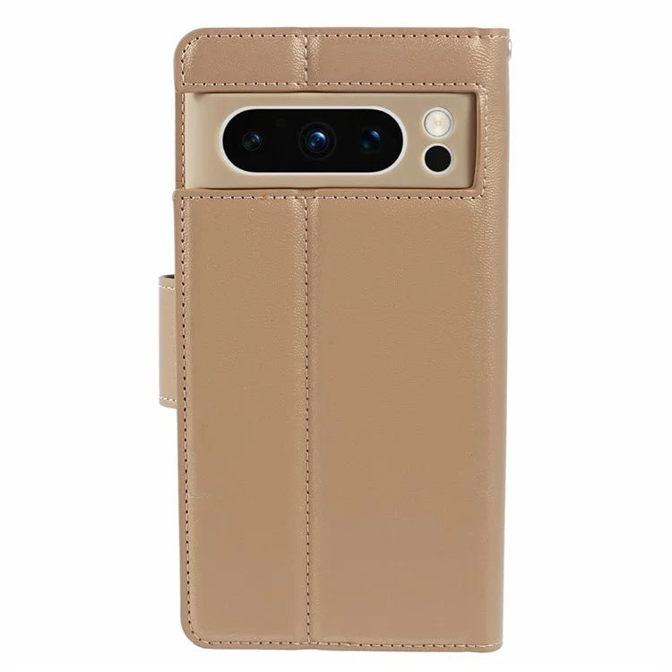 HANMAN Mill Series for Google Pixel 8 Pro Case PU Leather Stand Magnetic Phone Cover