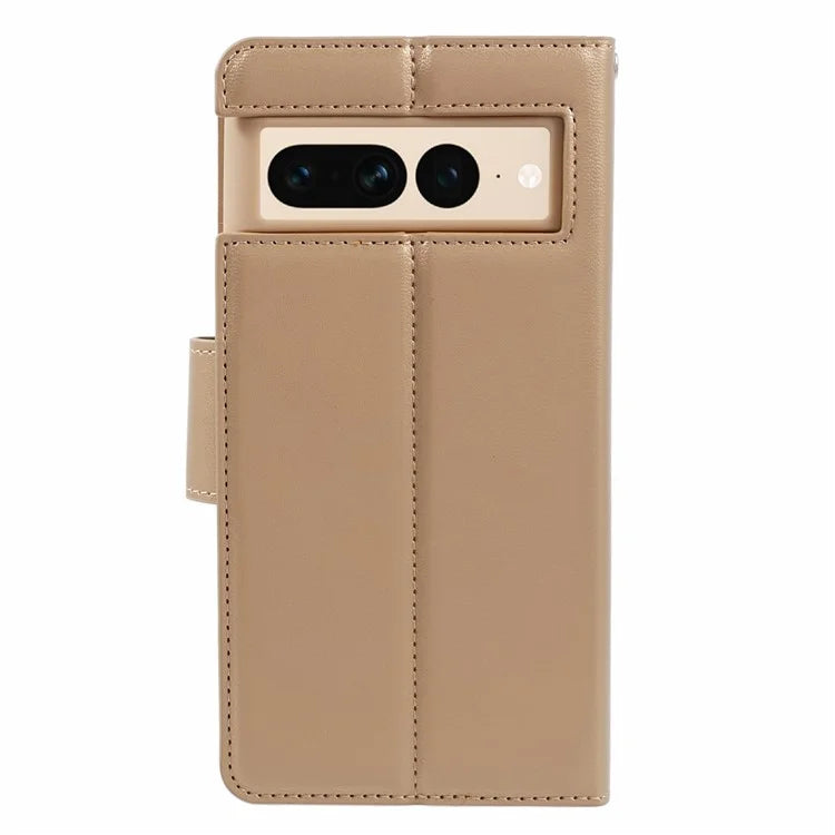 HANMAN Mill Series for Google Pixel 7 Pro 5G Case Wallet PU Leather Phone Cover