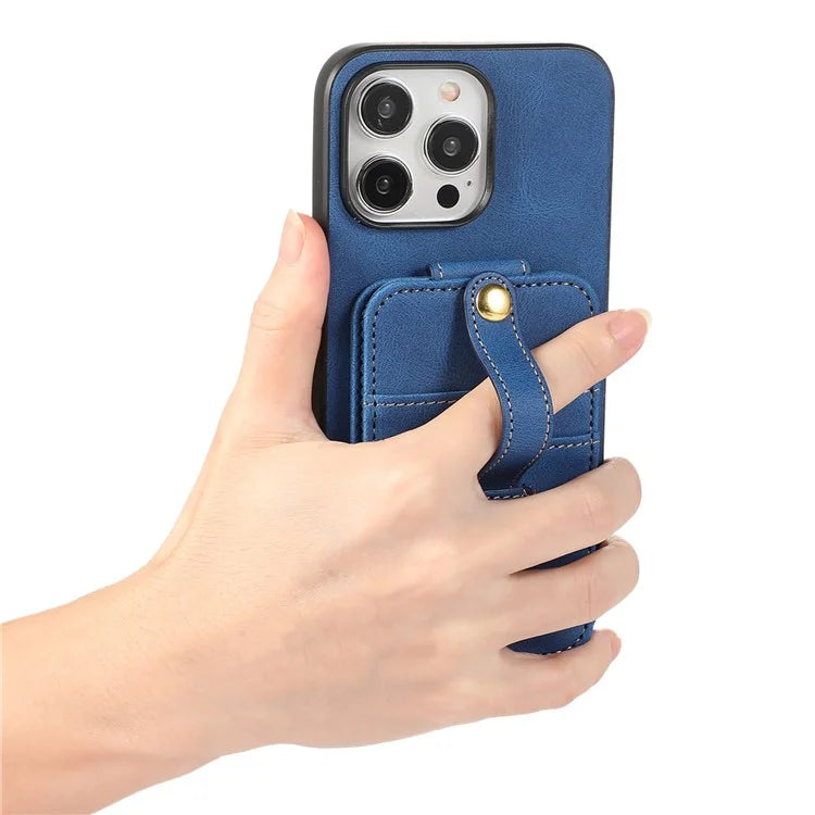 ABEEL Style 02 For iPhone 14 Pro Max Case Vertical Flip Card Bag Leather Coated TPU Phone Cover
