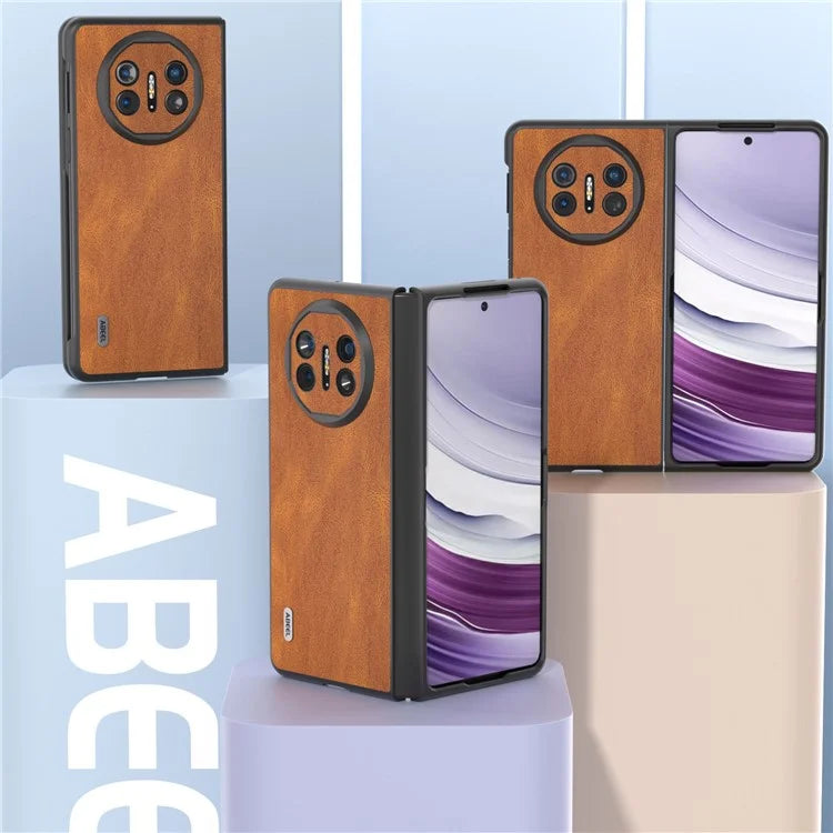 ABEEL For Huawei Mate X5 Case Retro Texture PU Leather Coated Phone Cover