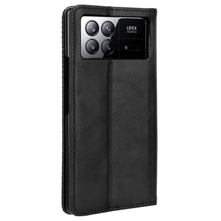 For Xiaomi Mix Fold 3 5G Folding Case Retro PU Leather Stand Phone Cover