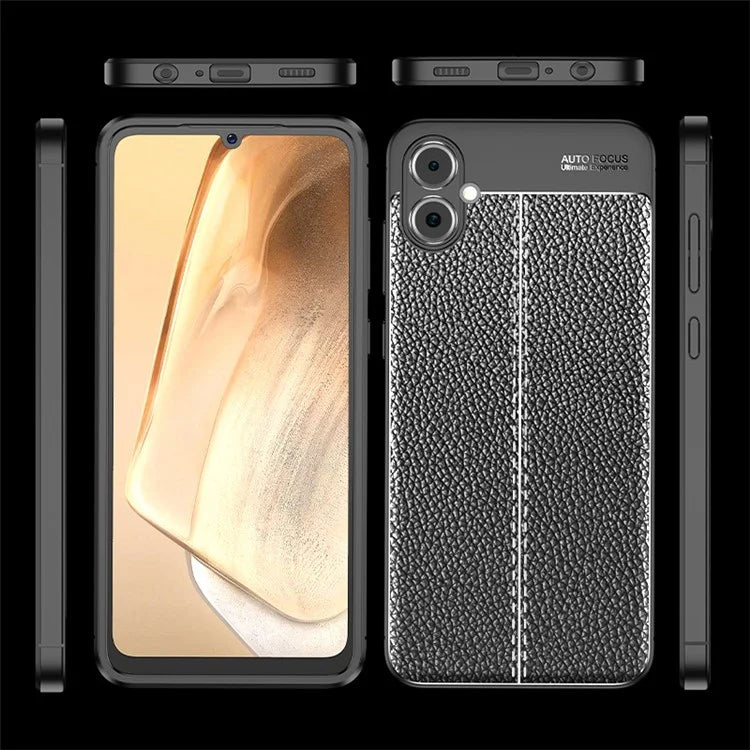 For Samsung Galaxy A05 4G Case Litchi Texture Anti-scratch TPU Mobile Phone Cover