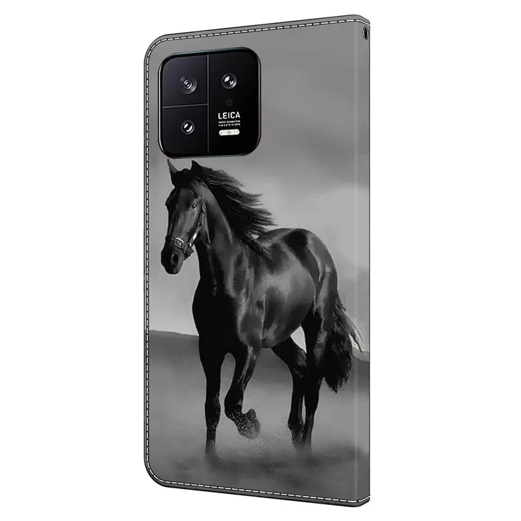 Shockproof Leather Flip Cover for Xiaomi 13 Case Anti-Drop Wallet Phone Case