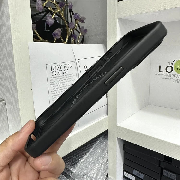 For iPhone 15 Pro Max Case Compatible with MagSafe Shockproof Aramid Fiber Phone Cover, Black