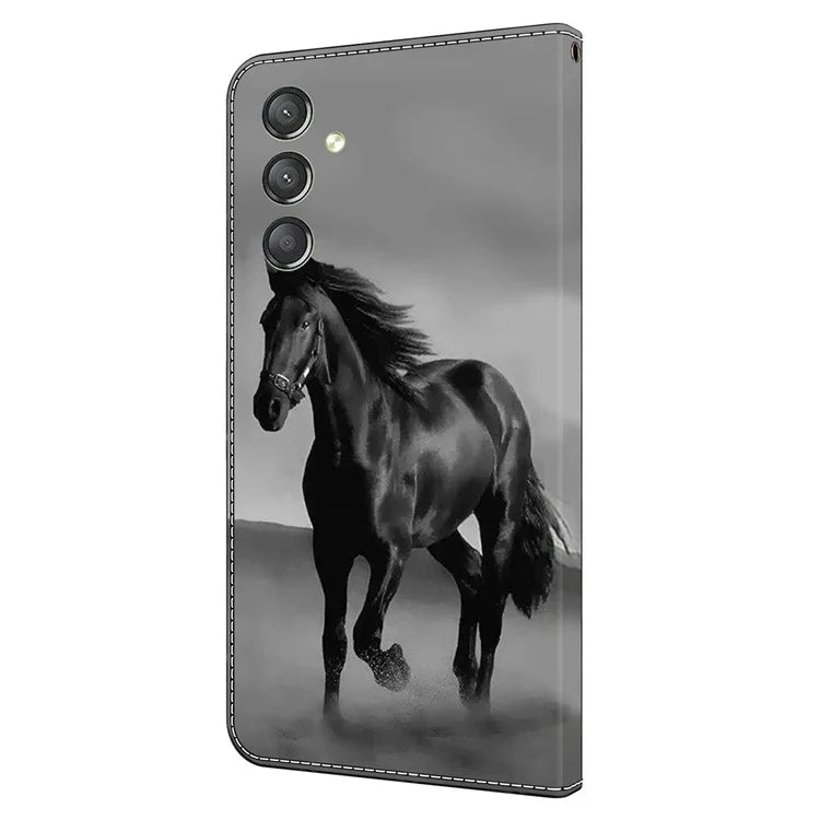 For Samsung Galaxy A24 4G (162.1 x 77.6 x 8.3mm) Case Shockproof Wallet Phone Cover