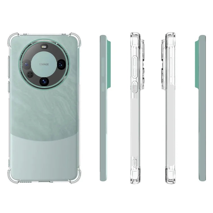 For Huawei Mate 60 Clear Case Anti-slip Drop-proof TPU Phone Cover