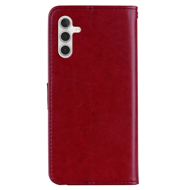 For Samsung Galaxy A05s 4G Case Owl Pattern PU Leather Wallet Phone Protective Cover