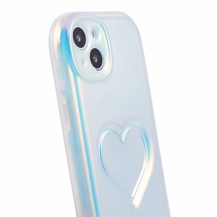 IMD TPU Case for iPhone 13 Cover with 3D Effect Love Heart