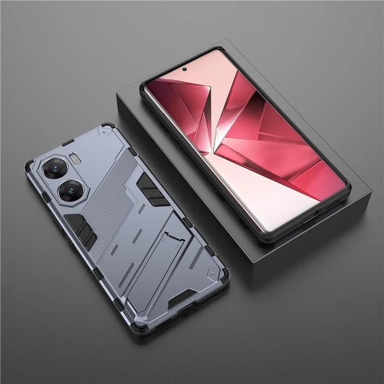 For vivo V29e (India) 5G Case Kickstand PC+TPU Phone Back Cover