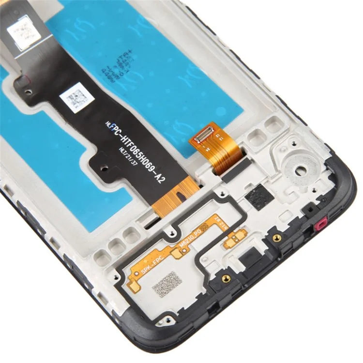 For Motorola Moto E7 Grade B LCD Screen and Digitizer Assembly + Frame Replacement Part (without Logo)