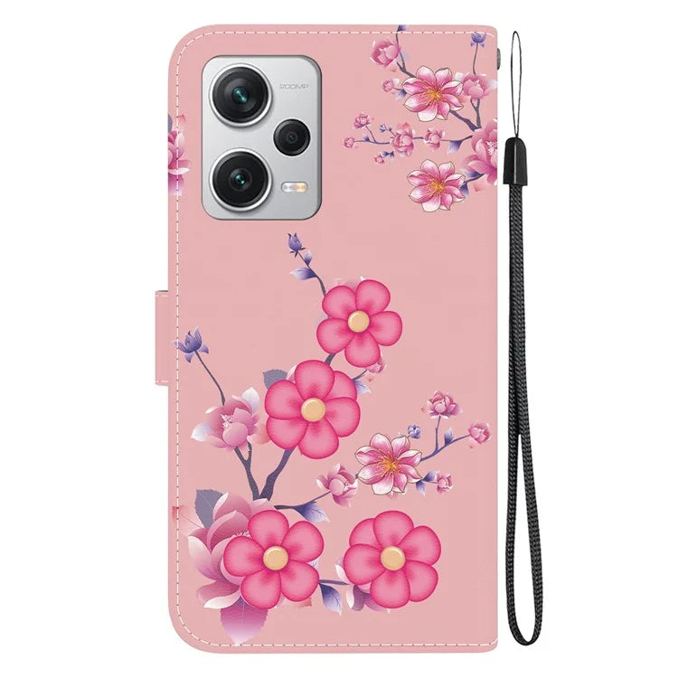 For Xiaomi Redmi Note 12 Pro+ 5G Case Pattern Printing Phone Wallet Cover