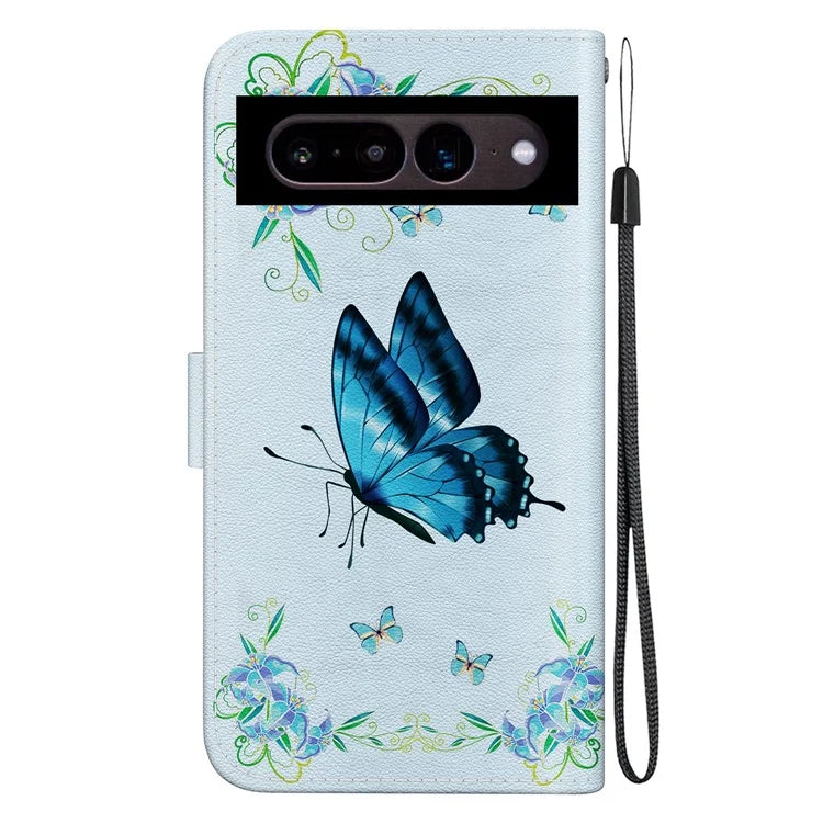 For Google Pixel 7 5G Case PU Leather Pattern Wallet Flip Phone Cover
