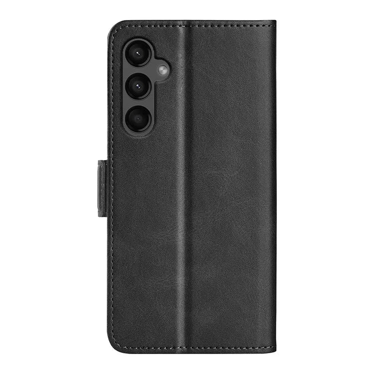 Calf Texture Phone Cover for Samsung Galaxy A15 5G Case PU Leather Wallet Stand Flip Shell