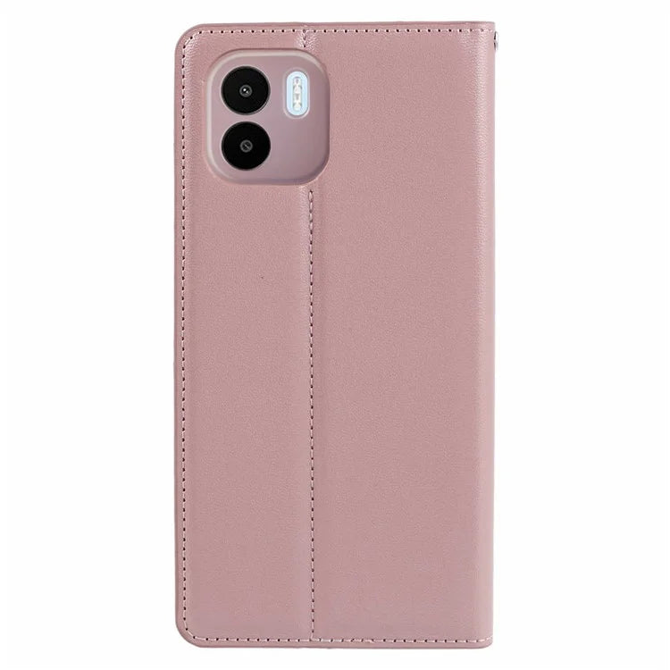 HANMAN Minuo Series For Xiaomi Redmi A1 4G / A2 4G Case Leather Cover with Wallet Stand
