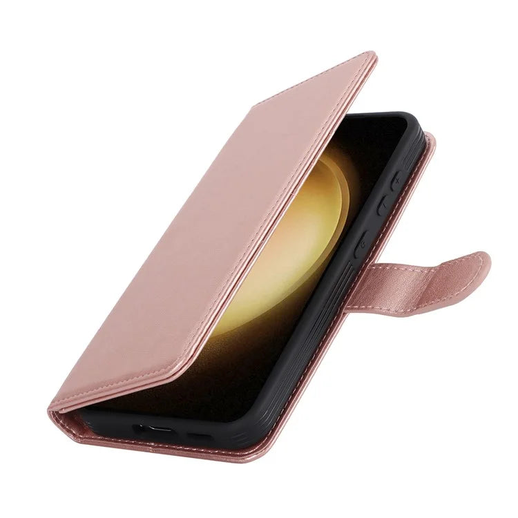 For Samsung Galaxy S23 Case Compatible with MagSafe Detachable PU Leather Flip Phone Cover