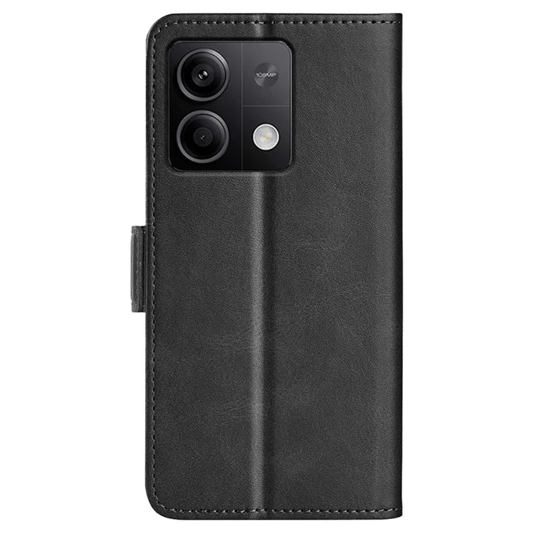 For Xiaomi Redmi Note 13 5G (China) Case Stand Flip Calf Texture Phone Cover PU Leather Wallet Phone Shell