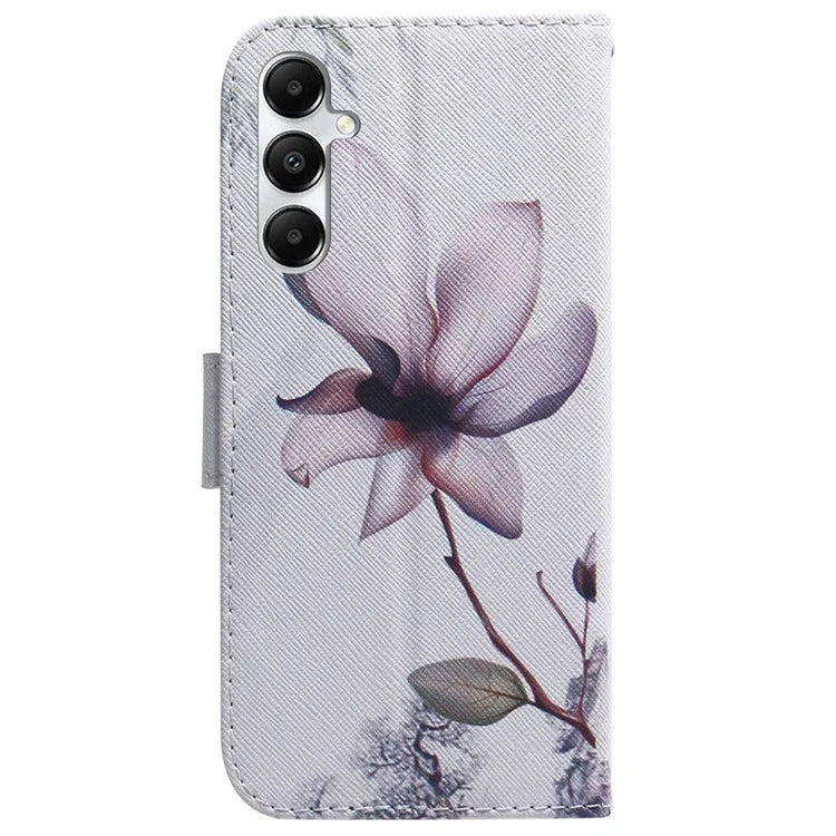 For Samsung Galaxy A05s 4G Case Pattern Printing PU Leather Stand Phone Cover