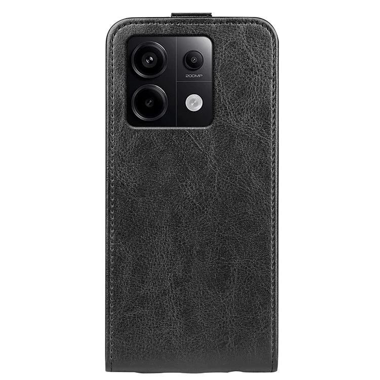 For Xiaomi Redmi Note 13 Pro 5G / Poco X6 5G Case Crazy Horse Texture Mobile Phone Leather Cover