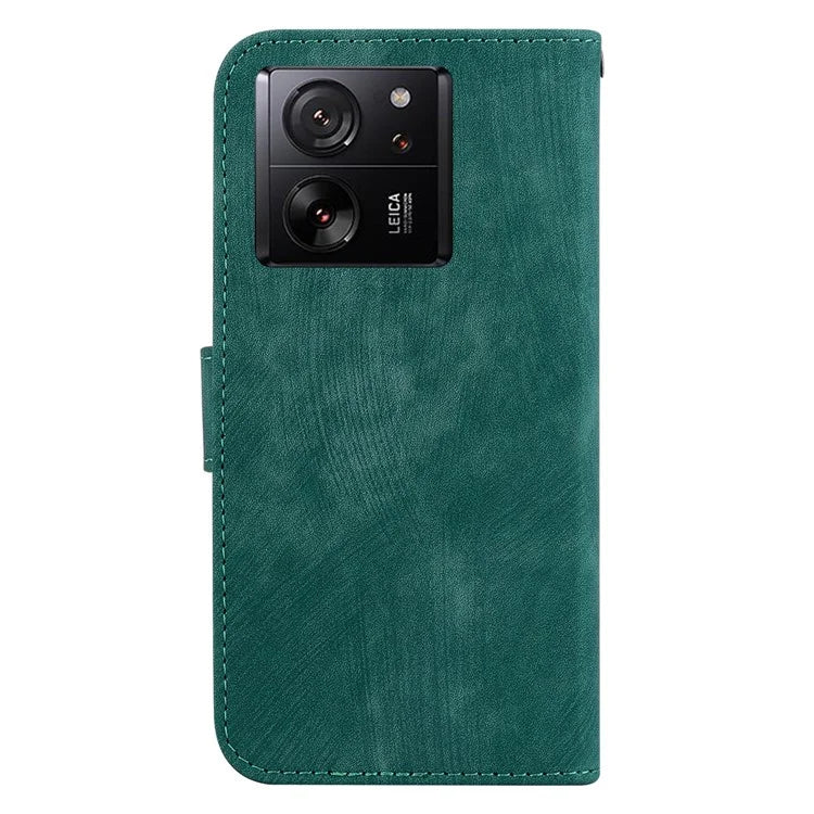 For Xiaomi Redmi K60 Ultra / 13T / 13T Pro Case Lovely Tiger Imprint Mobile Phone Leather Cover