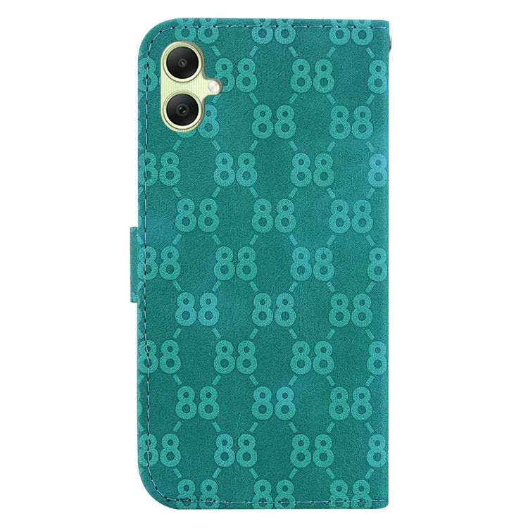 For Samsung Galaxy A05 4G Case Double 8-Shape Design Leather Stand Phone Cover