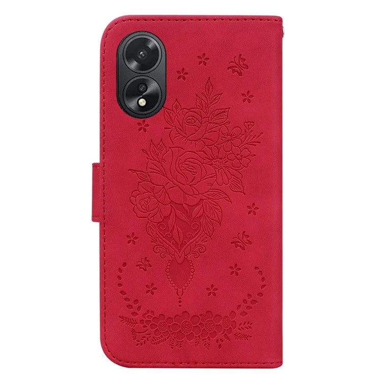 For Oppo A18 4G / A38 4G Case Anti-Scratch PU Leather Phone Cover Protector