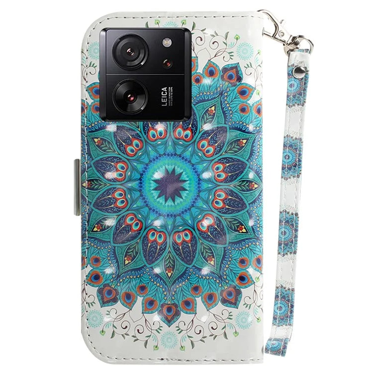 For Xiaomi Redmi K60 Ultra / 13T / 13T Pro Case Wallet PU Leather Pattern Printing Phone Cover