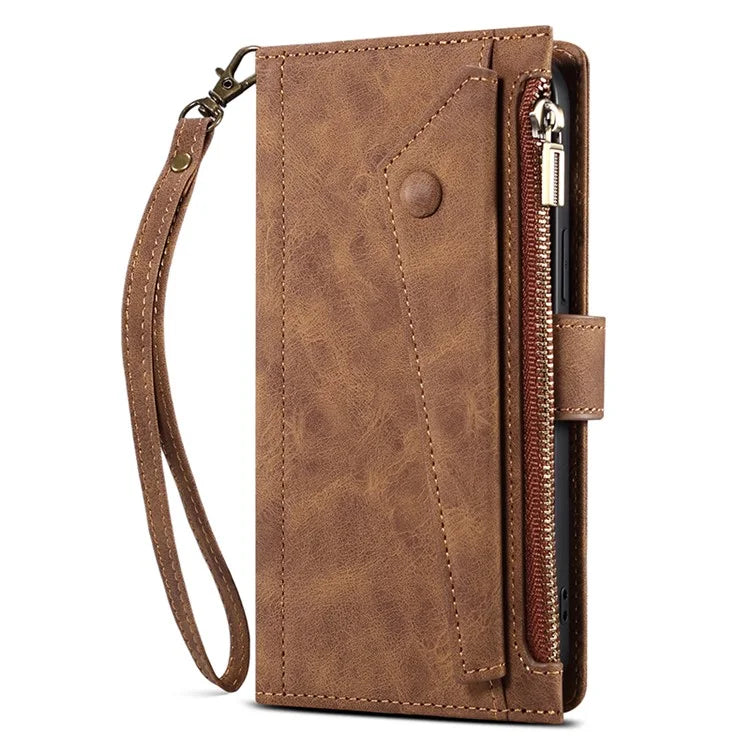 ESEBLE Star Series For Samsung Galaxy S24 Ultra Case Anti-drop Wallet Leather Phone Cover