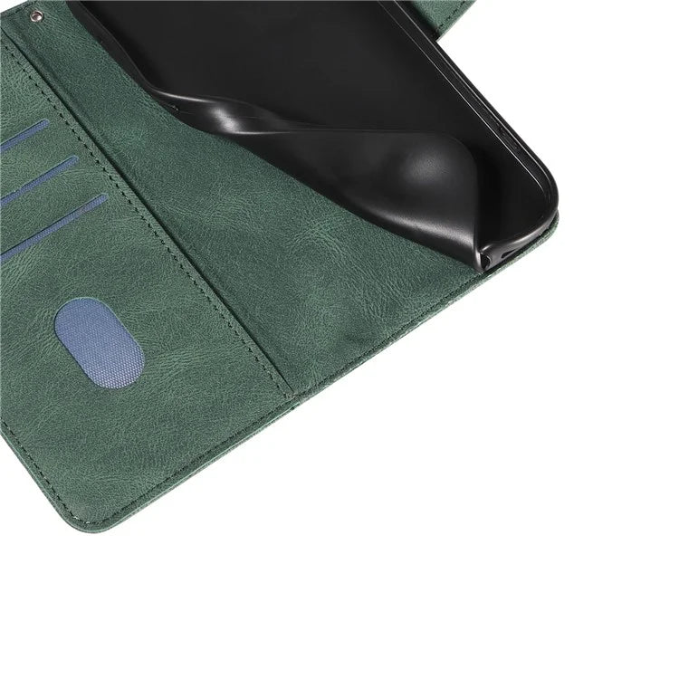 For Samsung Galaxy A05 4G Case Wallet Imprinted Line Leather Cover
