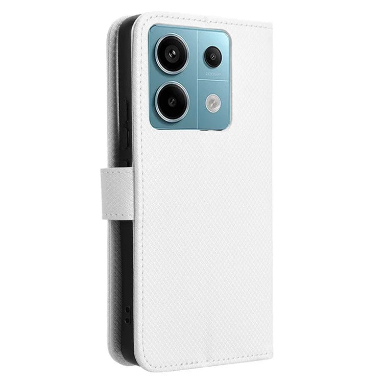 For Xiaomi Redmi Note 13 Pro 5G / Poco X6 5G Phone Case Anti-Scratch Shell Magnetic PU Leather Wallet Phone Cover